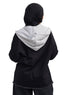 Black Hoodie Gabardine Jacket - Khotwh