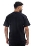 Black Jacquard - Over Size Round T-Shirt - Khotwh