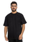 Black Jacquard - Over Size Round T-Shirt - Khotwh
