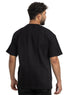 Black Jacquard - Over Size Round T-Shirt - Khotwh