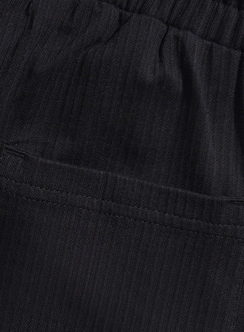 Black Jacquard Short - Khotwh