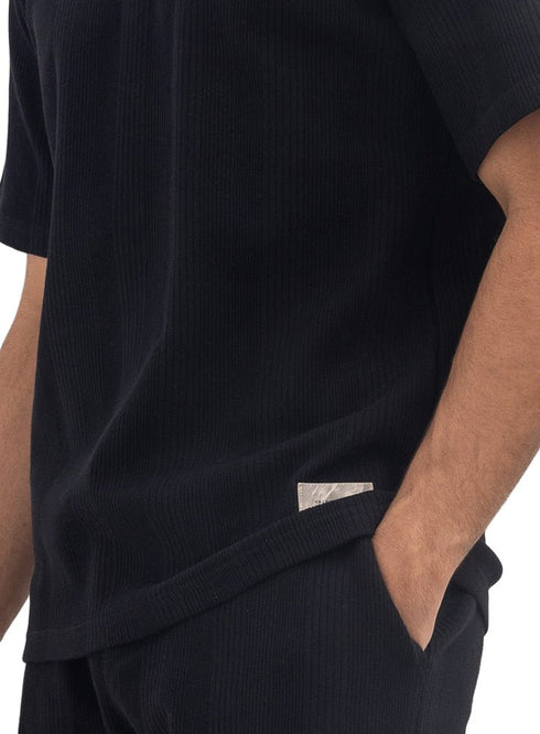 Black Jacquard Short - Khotwh