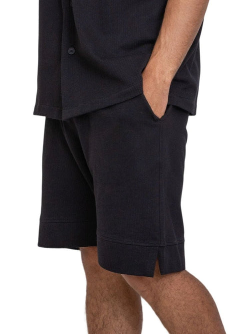 Black Jacquard Short - Khotwh
