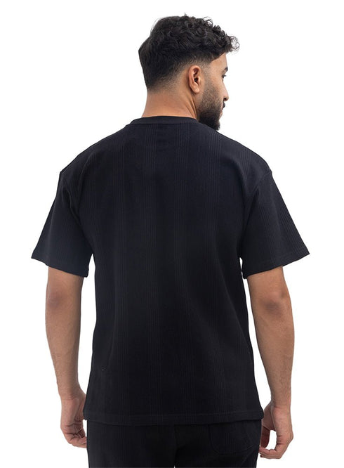 Black Jacquard Short - Khotwh