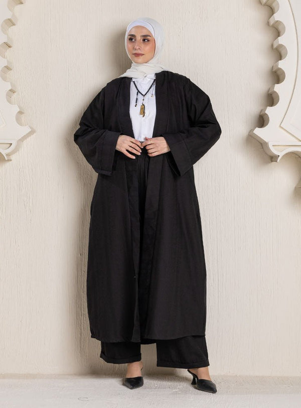 Black Jacquard Suit - Khotwh