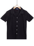 Black Kids Linen Shirt - Khotwh