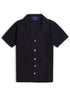 Black Kids Linen Shirt - Khotwh