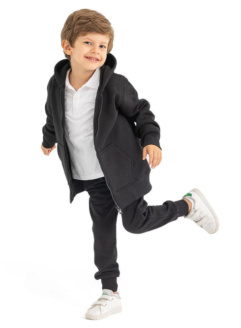 Black kids SW - Zipper - Khotwh