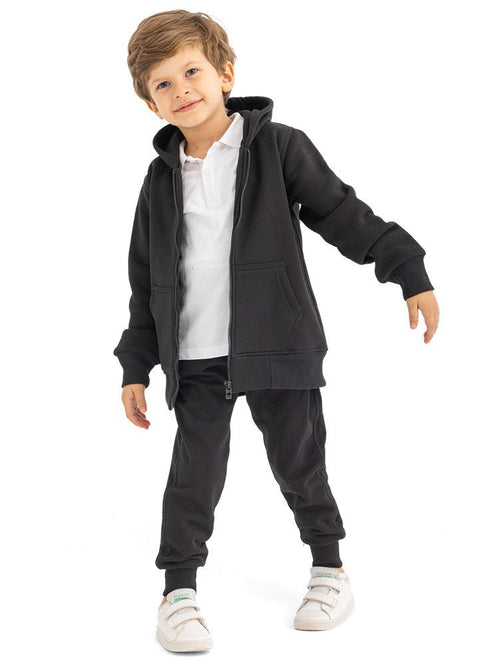 Black kids SW - Zipper - Khotwh