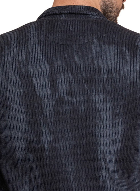 Black Kint Half Zipper - Khotwh