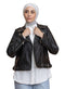 Black Leather Jacket - Khotwh