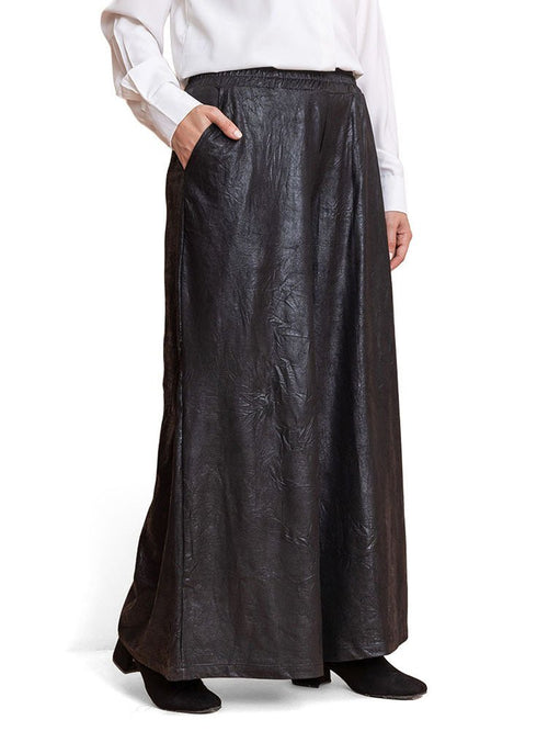 Black Leather Pants - Khotwh