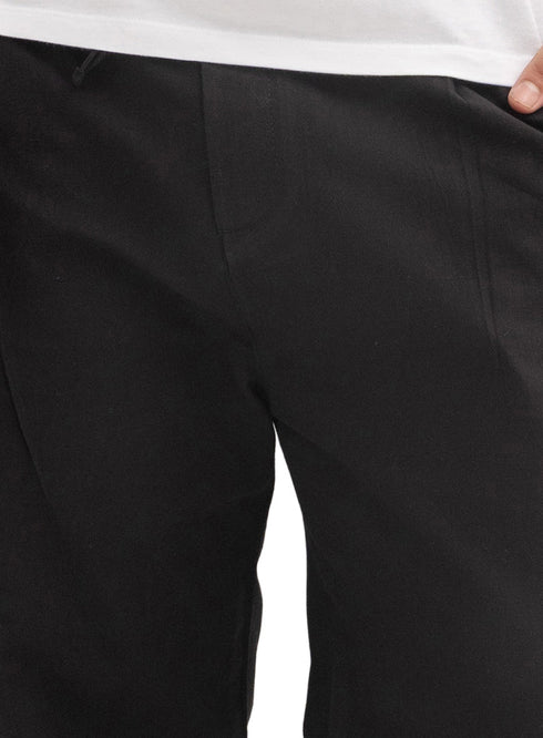 Black linen Pant - Khotwh