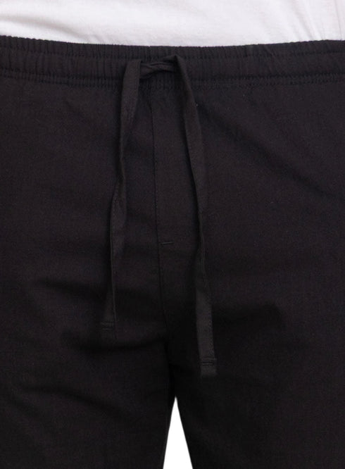 Black linen Pant - Khotwh
