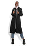 Black Long SW - Zipper - Khotwh
