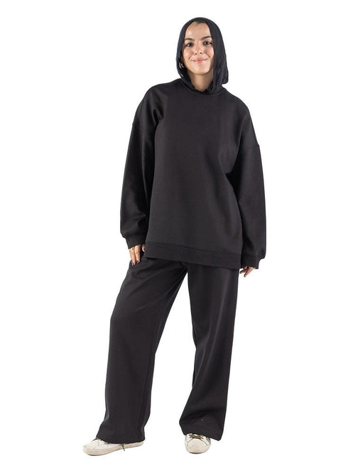 Black Melton Suit - Khotwh