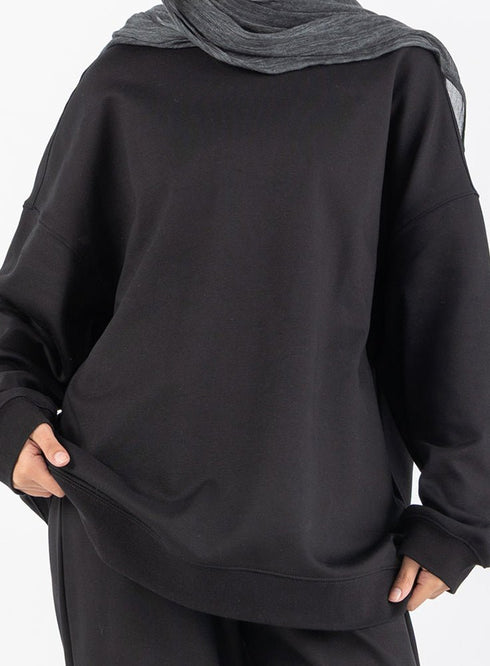 Black Melton Suit - Khotwh