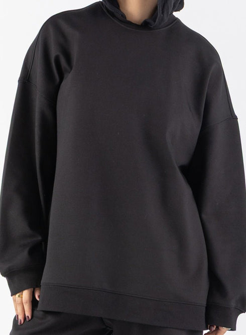 Black Melton Suit - Khotwh