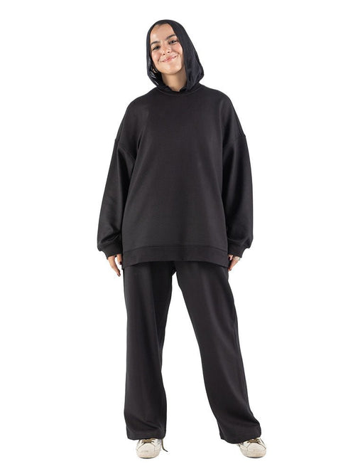 Black Melton Suit - Khotwh