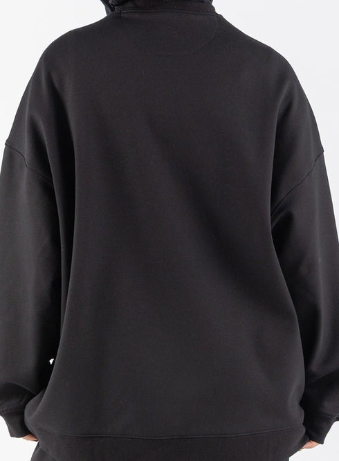 Black Melton Suit - Khotwh