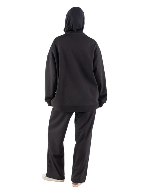 Black Melton Suit - Khotwh