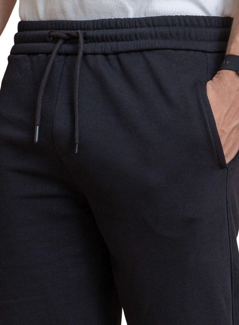 Black Melton Wide Leg - Khotwh