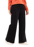 Black Melton Wide Leg (W) - Khotwh