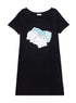 Black Night Shirt - Design 11 - Khotwh
