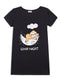 Black Night Shirt - Design 34 - Khotwh