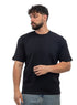 Black NP-Over Size Round T-Shirt - Khotwh