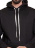 Black Over Size Hoodie - Khotwh