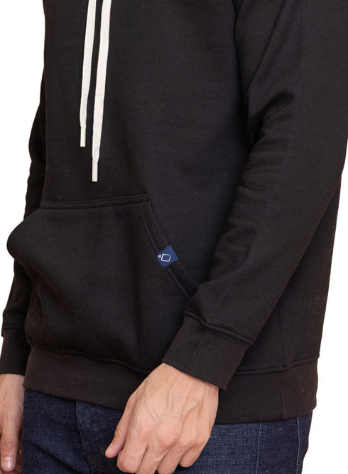 Black Over Size Hoodie - Khotwh