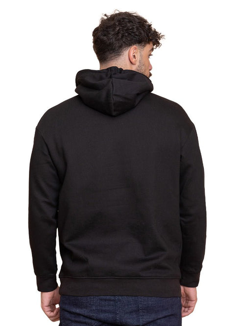 Black Over Size Hoodie - Khotwh