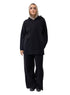 Black Over Size Knitted Suit - Khotwh