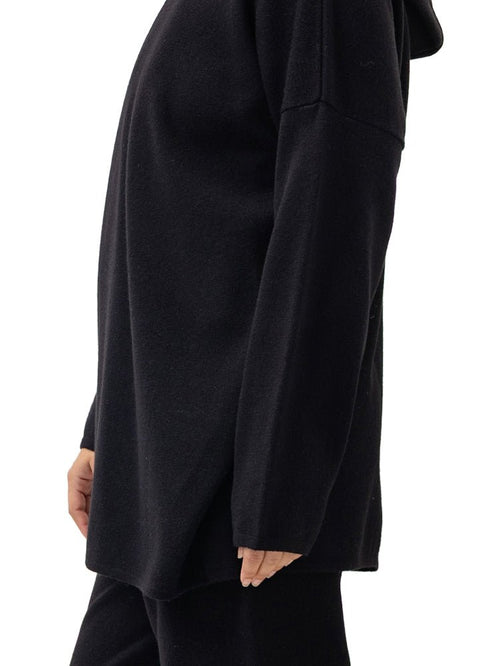 Black Over Size Knitted Suit - Khotwh