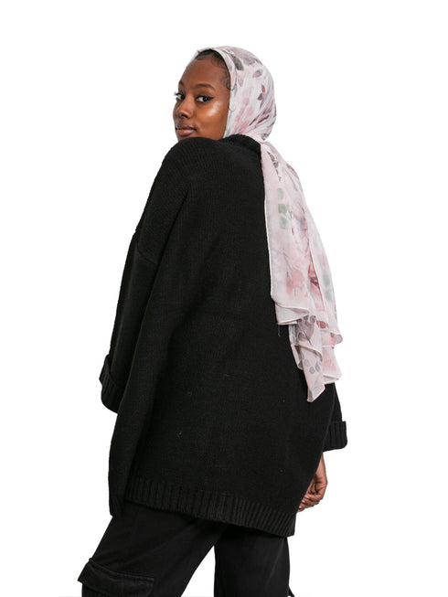 Black Over Size Pullover - Khotwh