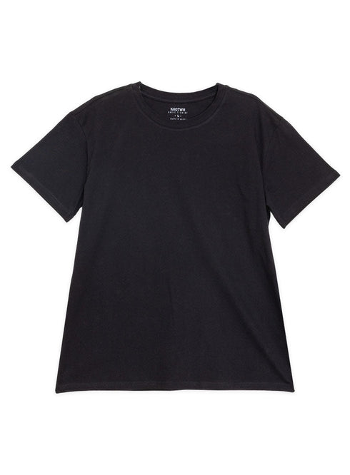 Black Over Size Short Sleeve - Khotwh