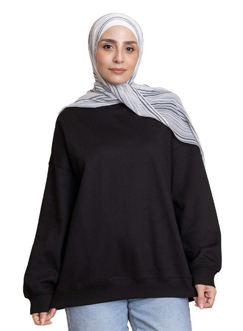 Black Over Size Sw - Round - Khotwh