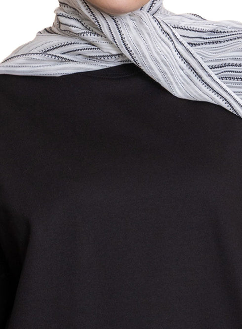 Black Over Size Sw - Round - Khotwh