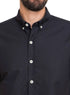 Black Oxford Half Shirt - Khotwh