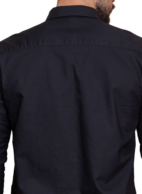 Black Oxford Shirt - Khotwh