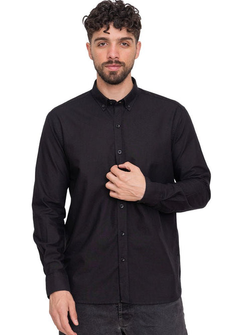 Black Oxford Shirt - Khotwh