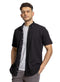 Black Pique Half - Shirt - Khotwh
