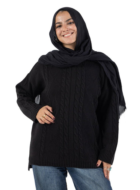 Black plexus Hoodie Pullover - Khotwh