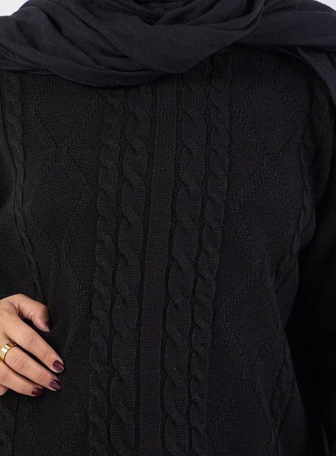 Black plexus Hoodie Pullover - Khotwh