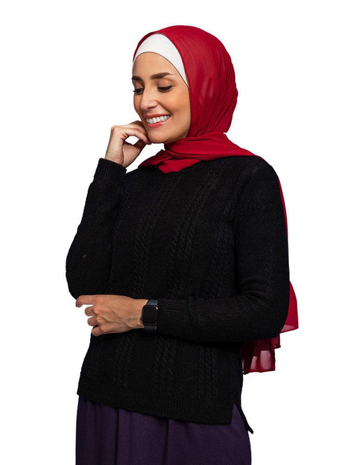 Black Plexus Pullover - Khotwh