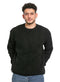 Black Plus Size Pullover - Khotwh