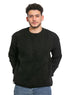 Black Plus Size Pullover - Khotwh