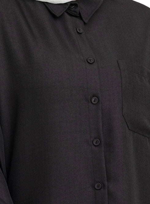 Black Pocket O - S Shirt - Khotwh