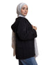 Black Pocket Velvet Cardigan - Khotwh